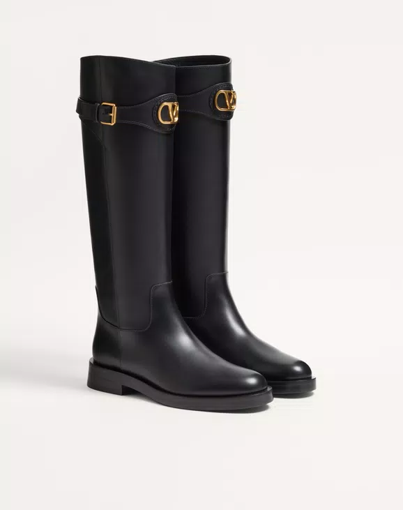 Valentino Vlogo Signature Calfskin Boot 30Mm - Image 6